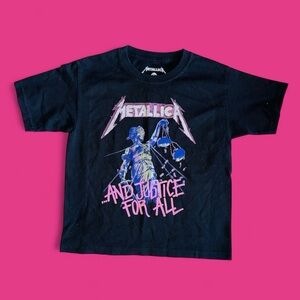 NWOT Girls Metallica Shirt